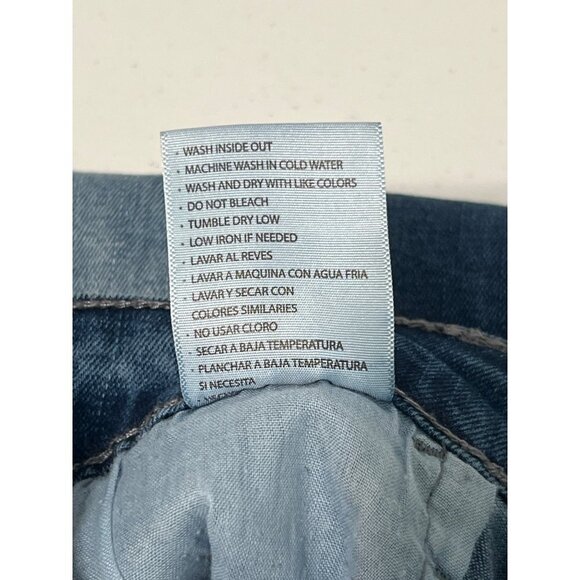 KanCan Midrise Supper Skinny Jeans Womens Size 9/28 NWT Medium Wash Whiskering - Picture 11 of 11